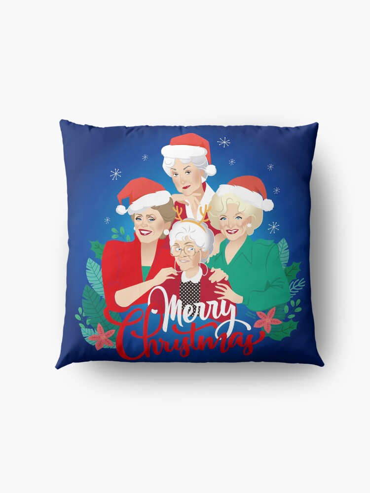 Alternate view of Christmas girls! Floor Pillow