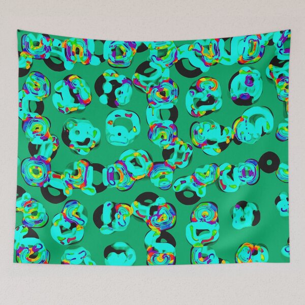 Item preview, Microfauna overflow - abstract pattern designed and sold by Xdelacra.