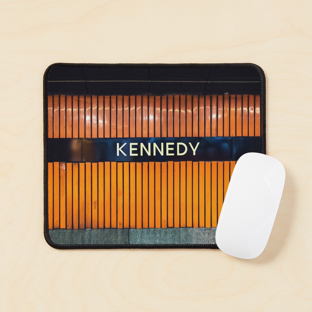 Kennedy Toronto Subway Station Sign Mouse Pad