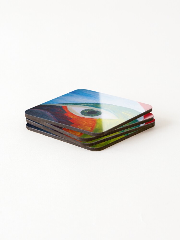 Thumbnail 4 of 5, Coasters (Set of 4), Bird eye designed and sold by RASAnation.