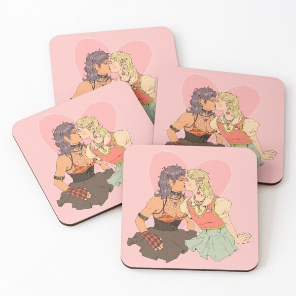 Item preview, Couple smooch  designed and sold by peachy-doodle.