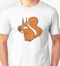 Cute cartoon squirrel Unisex T-Shirt