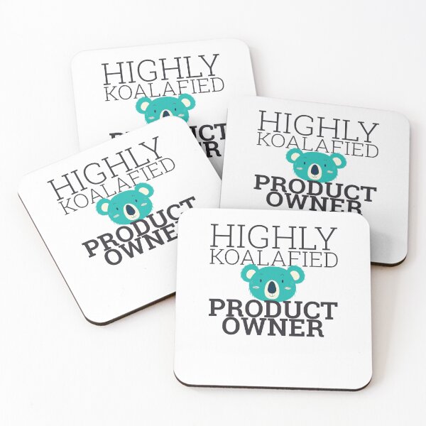 Item preview, "Product Owner Koalafied | "Scrum Master"" designed and sold by MPSX-Designs.