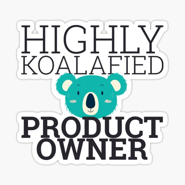 Item preview, "Product Owner Koalafied | "Scrum Master"" designed and sold by MPSX-Designs.