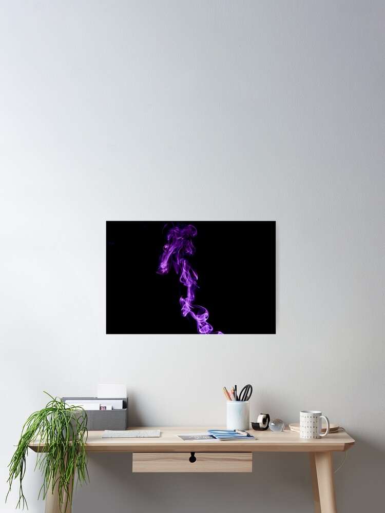 Imagen 2 de 3, Póster con la obra Humo 5, diseñada y vendida por BeThePhoto.