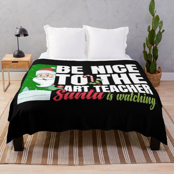 Item preview, Fun Santa Is Watching Christmas Joke Be Nice to the Teacher designed and sold by DsignTByMason.