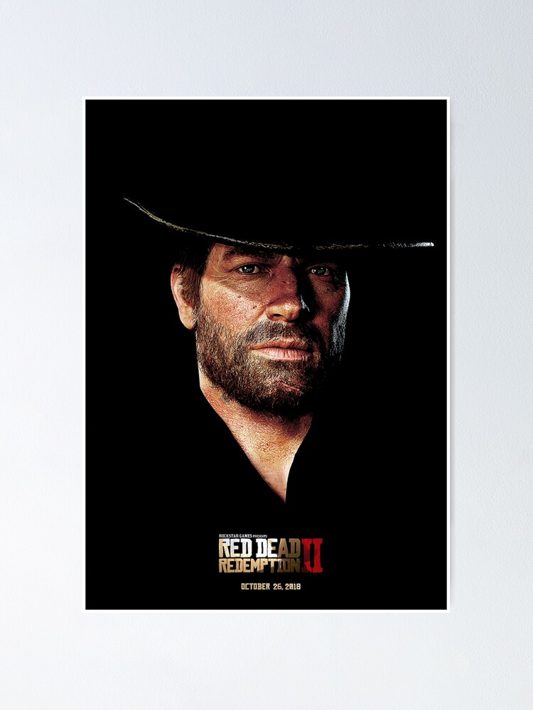 red and black, Arthur Morgan, rdr2, face only, intense, side vie 