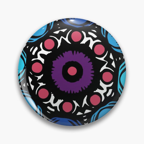 Item preview, Cute Folklore Pattern in Blue designed and sold by kapotka.