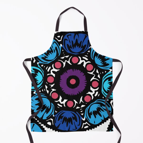 Item preview, Cute Folklore Pattern in Blue designed and sold by kapotka.
