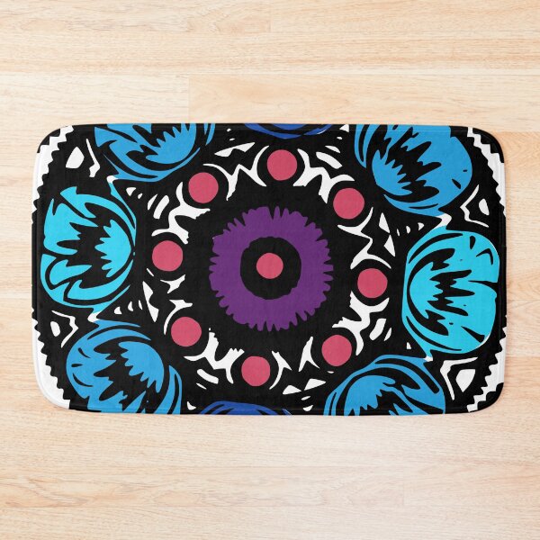 Item preview, Cute Folklore Pattern in Blue designed and sold by kapotka.