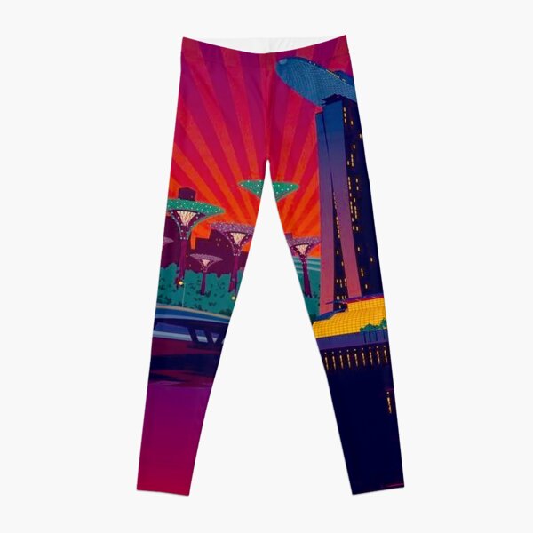 Travel Print Leggings