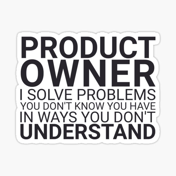 Item preview, "Product Owner Problem | "Scrum Master"" designed and sold by MPSX-Designs.
