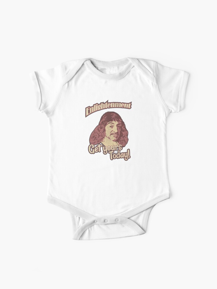Rene Descartes Enlightenment Baby One Piece By Tics Redbubble