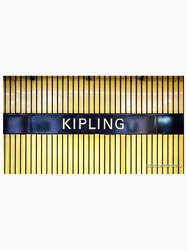 Kipling Toronto Subway Station Sign by stationtoronto