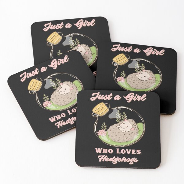 Item preview, Just A Girl Who Loves Hedgehogs Animal Lover designed and sold by Paula Helit.