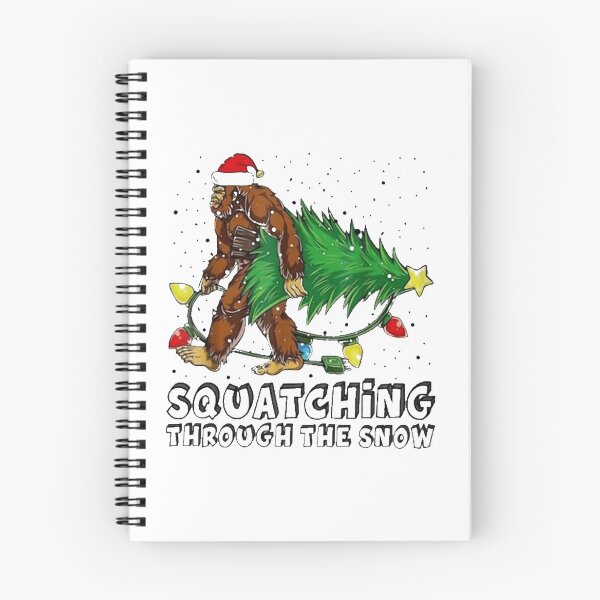 Item preview, Christmas Squatching Through The Snow Bigfoot designed and sold by Jorden-Trend.