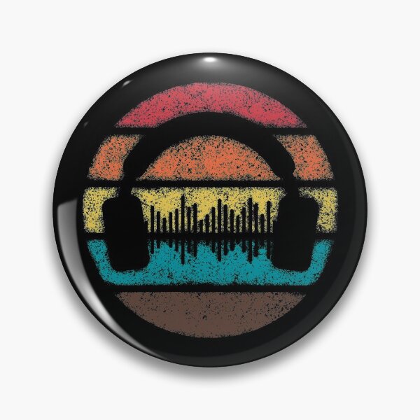 Item preview, Music Headphones Vintage Sunset, DJ designed and sold by NiceSign.