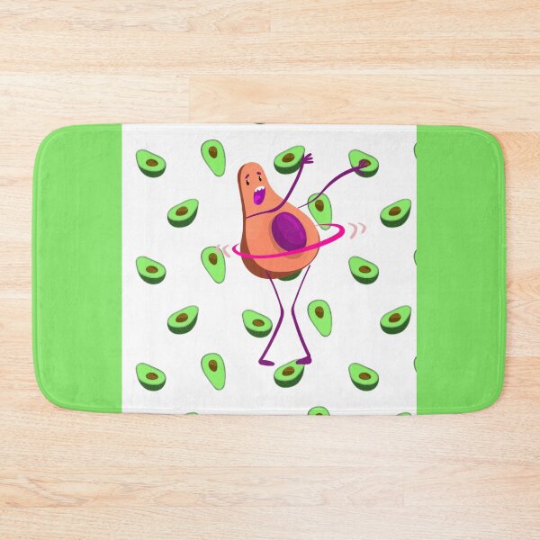 Item preview, Hooping Avocado, Hoopy Cardio, Scared Avocado designed and sold by Naked-Alien.