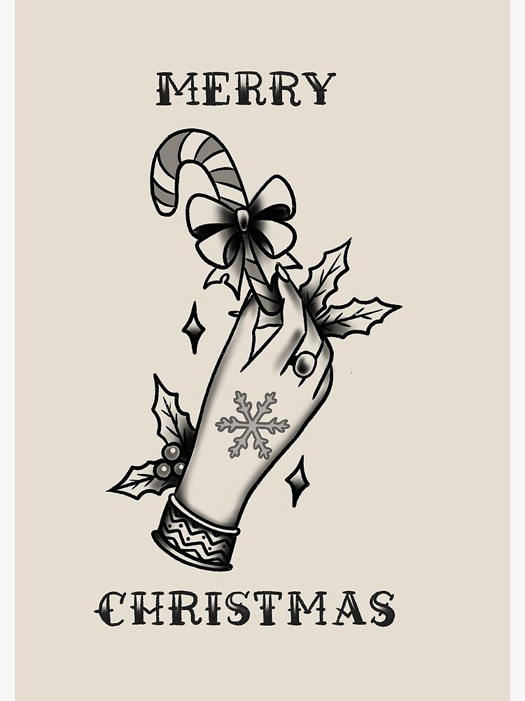 Premium Vector | Santa claus merry christmas tattoo full body vector  illustration