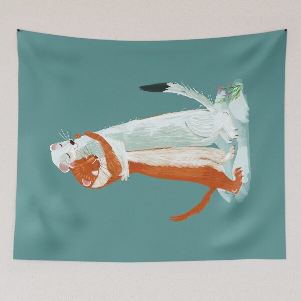 Item preview, Weasel hugs designed and sold by belettelepink.