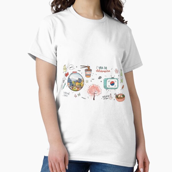 Item preview, Kdrama dorama Korean drama k-drama soju Korea cherry blossom designed and sold by larisdesigns.