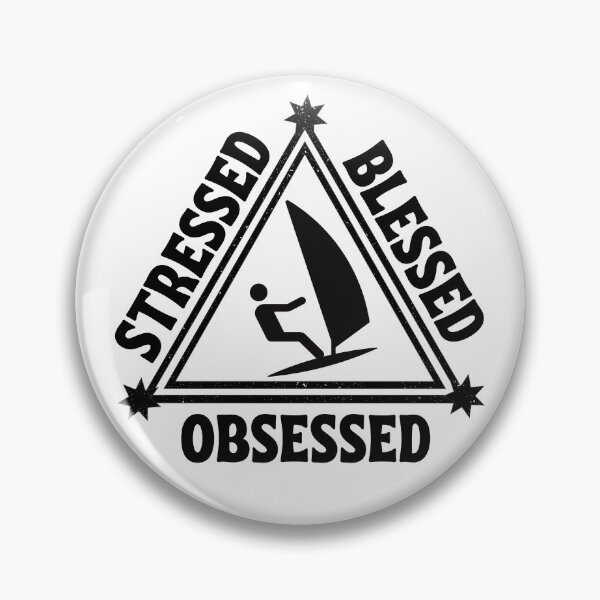 Artikelvorschau, Windsurfen: Gestresst. Gesegnet. Besessen. entworfen und verkauft von TheGreenGoat.