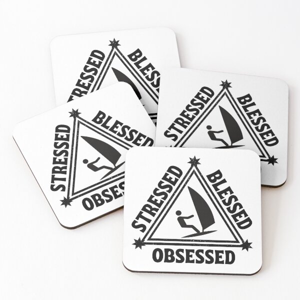 Artikelvorschau, Windsurfen: Gestresst. Gesegnet. Besessen. entworfen und verkauft von TheGreenGoat.