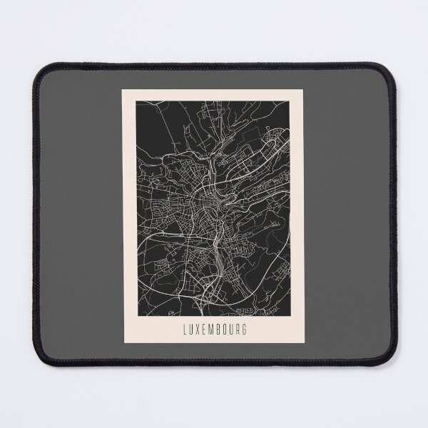 Item preview, Luxembourg City Street Map Dark designed and sold by Teecha.