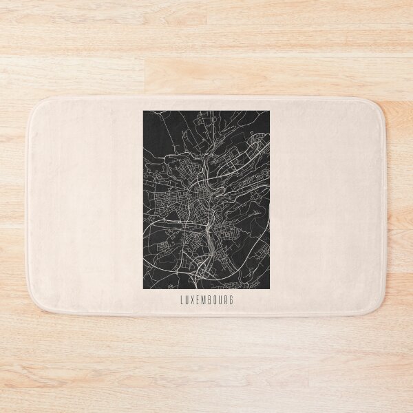 Item preview, Luxembourg City Street Map Dark designed and sold by Teecha.