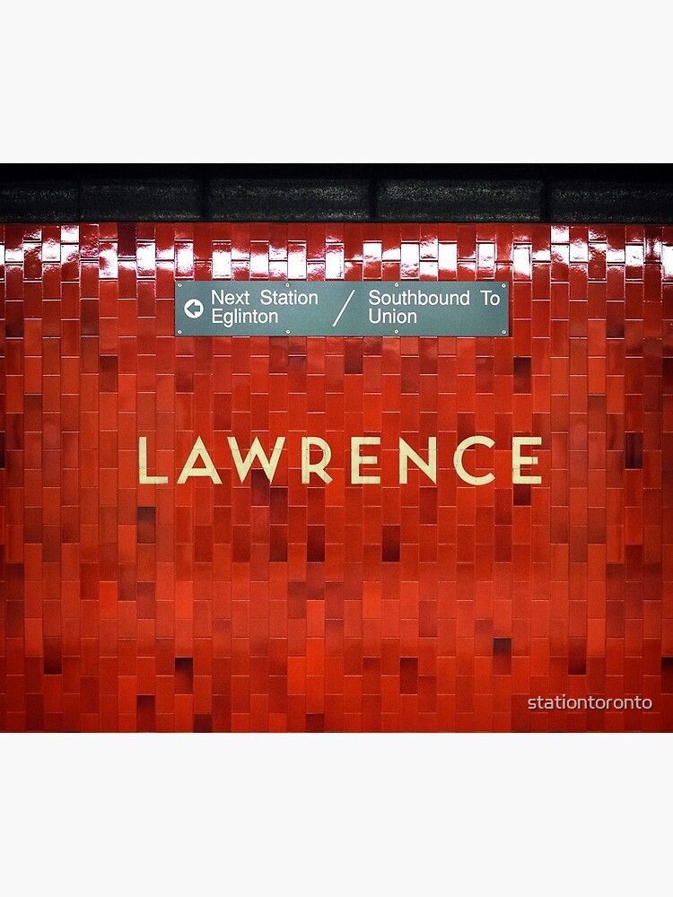 Lawrence Toronto Subway Sign by stationtoronto