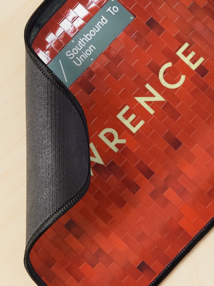Alternate view of Lawrence Toronto Subway Sign Mouse Pad