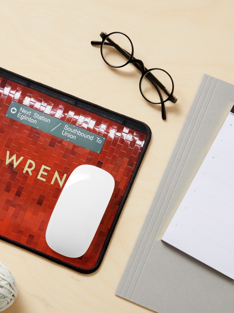Alternate view of Lawrence Toronto Subway Sign Mouse Pad