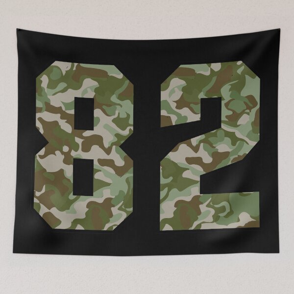 Item preview, Army Camo Number eighty-two Veteran Lucky Number 82 designed and sold by Urosek.