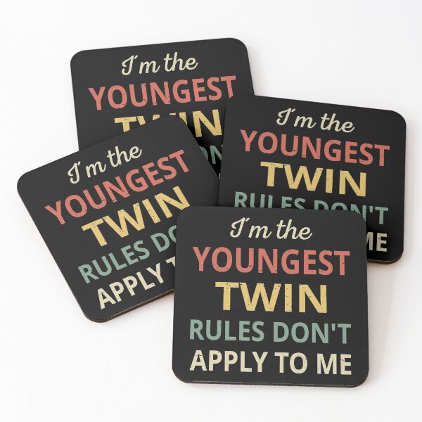 Item preview, Matching Twins - Youngest Twin Rules Don't Apply III designed and sold by Lemon Pepper.