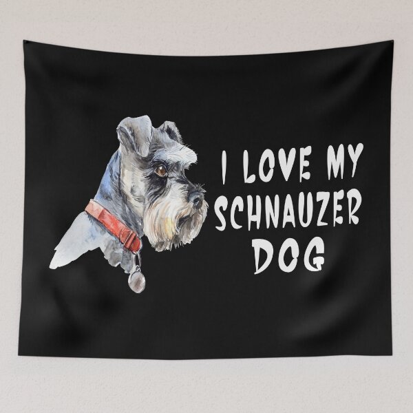 Item preview, I Love My Schnauzer Dog|Schnauzer Dog designed and sold by yousseftalat2.