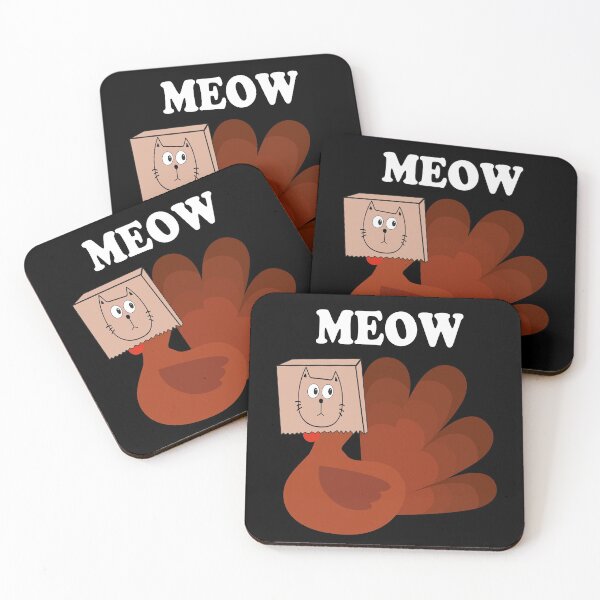 Item preview, Thanksgiving Turkey Funny Fake Cat Meow Thanksgiving Turkey designed and sold by BahiaStyle.