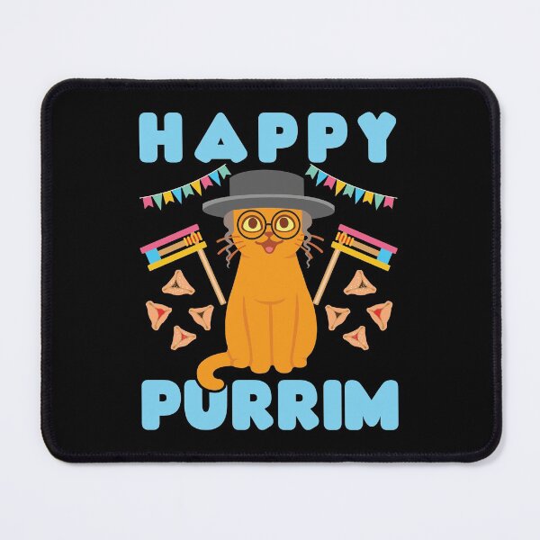 Item preview, Happy Purim Cat Jewish Holiday Hamantash designed and sold by jaygo.