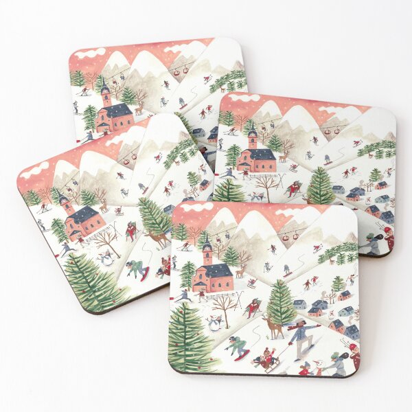 Item preview, Alpine skiing winter landscape designed and sold by Caroline Bonne Müller.
