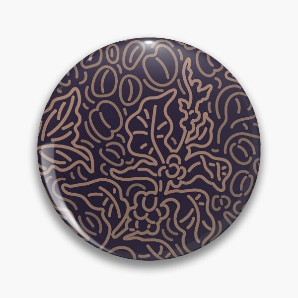 Item preview, Coffee Pattern, Coffee Bean Pattern Nature tree, art line branch, leaves, Bean, Grain. designed and sold by graphic-genie.