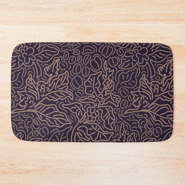 Item preview, Coffee Pattern, Coffee Bean Pattern Nature tree, art line branch, leaves, Bean, Grain. designed and sold by graphic-genie.