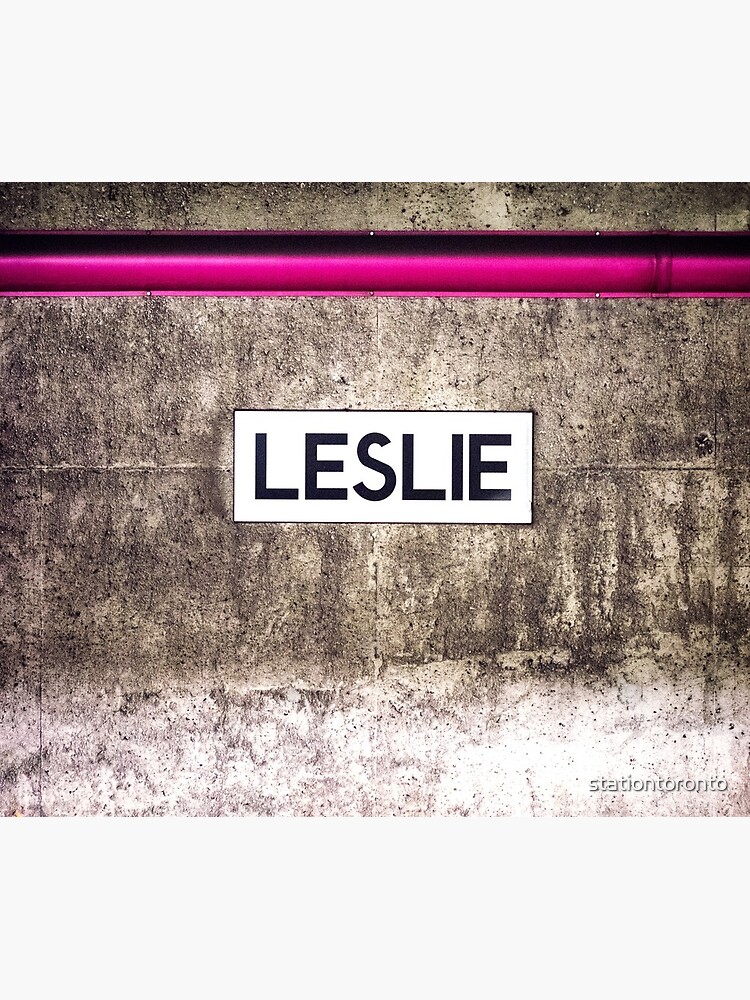 Leslie Toronto Subway Sign by stationtoronto