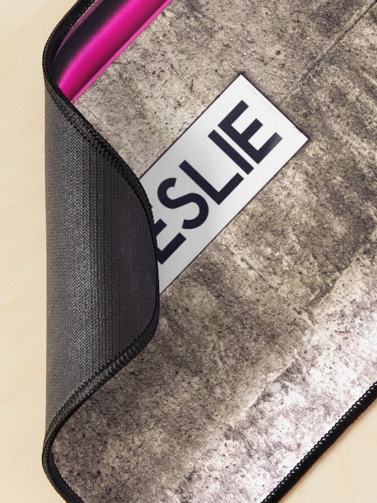 Alternate view of Leslie Toronto Subway Sign Mouse Pad