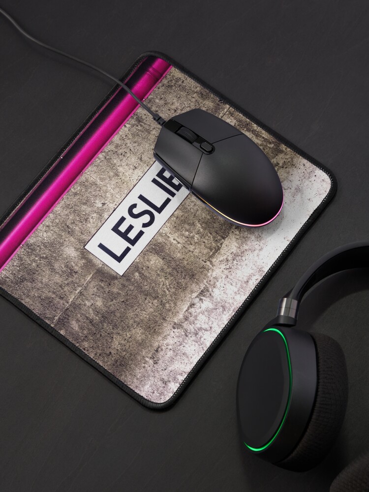 Alternate view of Leslie Toronto Subway Sign Mouse Pad