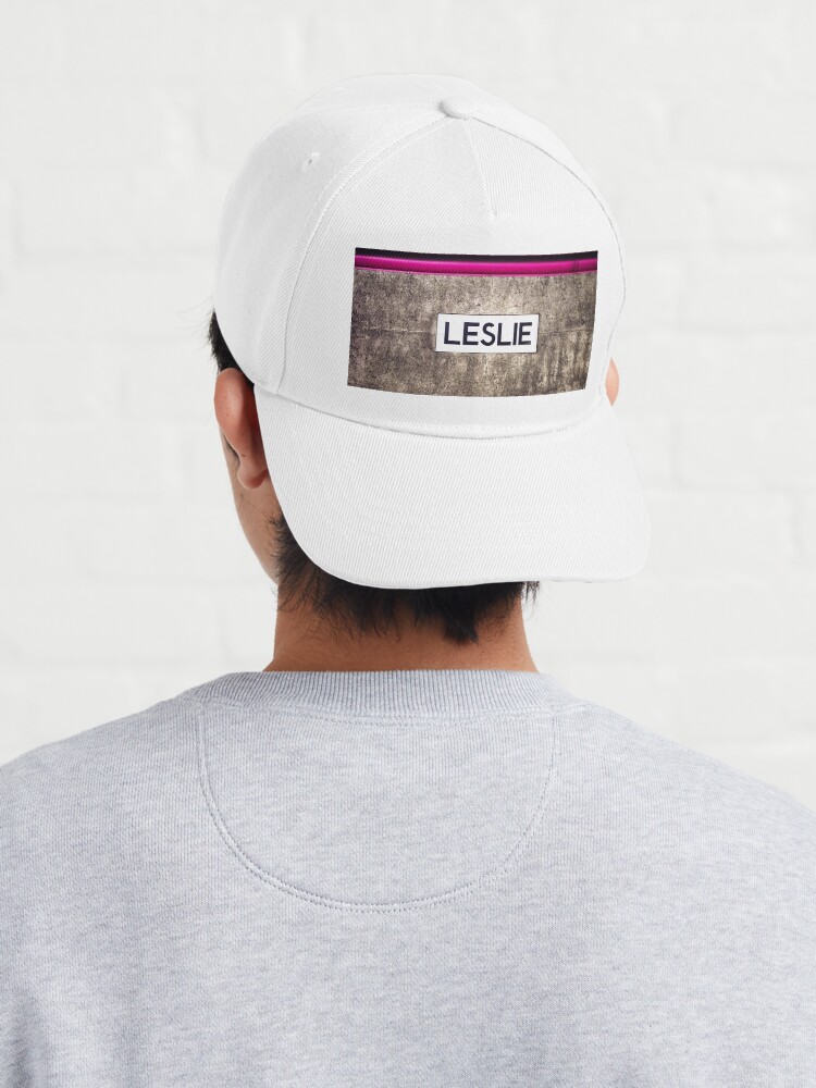 Alternate view of Leslie Toronto Subway Sign Cap