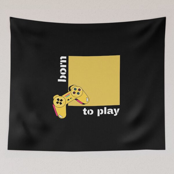 Item preview, BORN TO PLAY, for gamers, console  designed and sold by NiceSign.