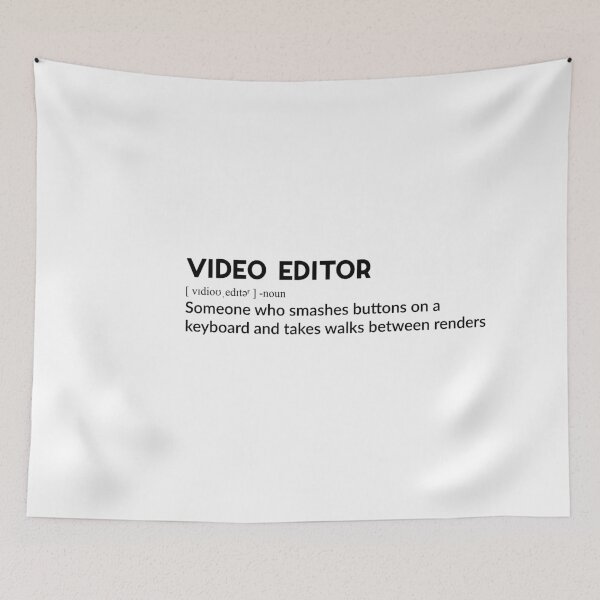 Item preview, VIDEO EDITOR DEFINITION designed and sold by tablespoon.