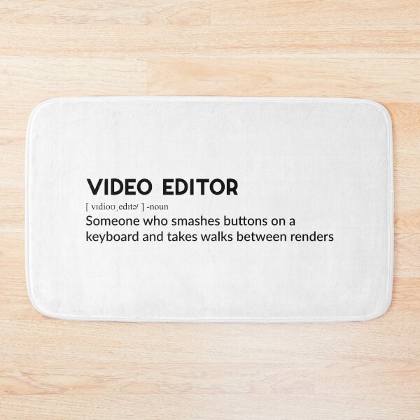 Item preview, VIDEO EDITOR DEFINITION designed and sold by tablespoon.