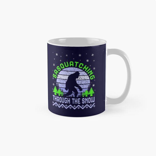 Item preview, Sasquatching Through the Snow, Christmas Sasquatch (Bigfoot) Pun designed and sold by ACC .
