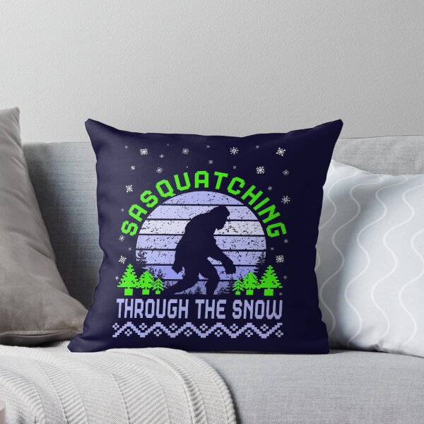 Item preview, Sasquatching Through the Snow, Christmas Sasquatch (Bigfoot) Pun designed and sold by ACC .