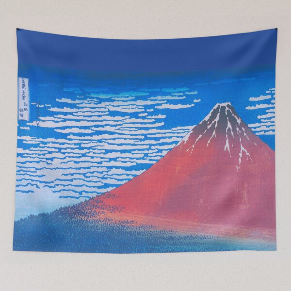Item preview, Fine Wind, Clear Morning (Red Fuji) woodblock print no.0 designed and sold by citimonster.